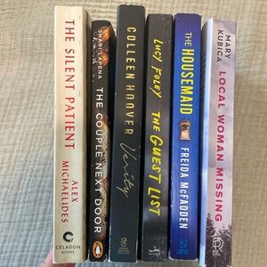 Thriller Book Lot - popular Book Tok titles